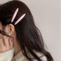 Hair Clip French Barrettes Accessories Pony Hair for Women and Girls Rolled up Acetate Headwear Giorgio Morandi Color ~ South Korea France bangs clip a word duck bill clip, French simple small side clip broken hair clip.