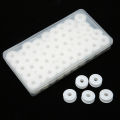 Plastic Sewing Machine Bobbins, 100 Pieces Bobbin for Flat Sewing Machine. 