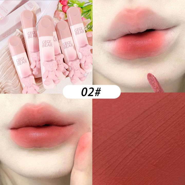 Cute%20Bear%20Matte%20Velvet%20Lip%20Gloss%20Waterproof%20Long%20Lasting%20Non%20Fading%20Matte%20Lipstick%20Silky%20Smooth%20Liquid%20Lipstick%20-%20Image%209