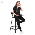 Womens Uniform Scrub Set Nurse Top and Joggers Pants Breathable Workwear. 