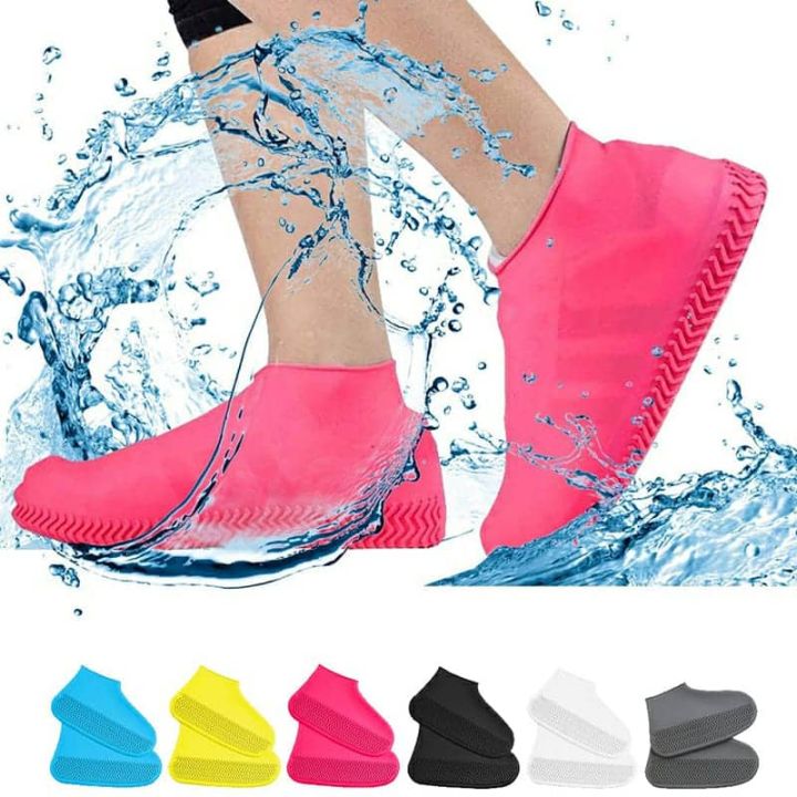 Non-Slip Silicone Rain Boot Shoe Cover Waterproof Reusable Foldable Overshoes With Excellent Elastic
