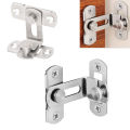 Locks Latch with Screws High Hardness Safe Door Bolt Lock. 