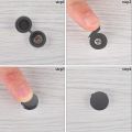 200 Pcs Screw Cap Plastic Hinged Screw Head Covers Screw Cover Caps Snap-on Replacement Screw Decorative Covers (Grey). 