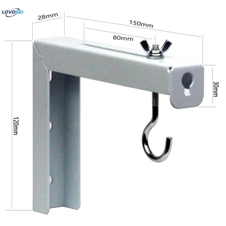 2x%20Curtain%20Wall%20Mount%20Bracket%20with%20Removable%20Hook%20Stand%20for%20Screen%20-%20Image%208