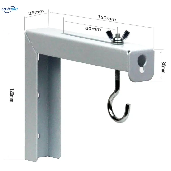 2x%20Curtain%20Wall%20Mount%20Bracket%20with%20Removable%20Hook%20Stand%20for%20Screen%20-%20Image%208