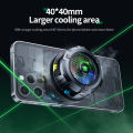 PLEXTONE EX1 Pro RGB Mobile Phones Cooler Professional Game Player Hurricane Turbofan Cooler Magnetic Mobile Phone Radiator Portable Fast Cooling Fan USB-C Powered Heat Sink.