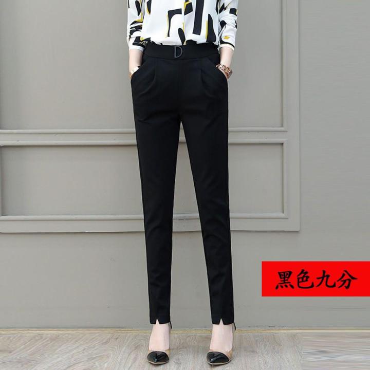 Suit Pants Cropped Spring and Autumn New Drooping Slimming