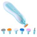 Baby Nail Trimmer Cute Safe Baby Nail Clipper for Newborn Fingernails Care Trim/Polish and Toddler Toes with LED Light--Battery Operated. 
