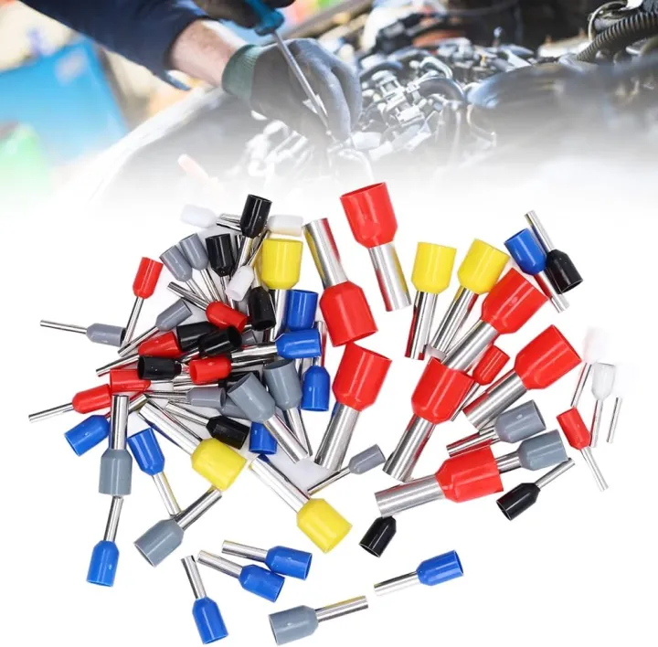Insulated%20Cord%20Pin%20End%20Terminal,%20Copper%20Crimp%20Connectors,%20Wire%20Connector%20Pack%20of%20100%20Pcs%20-%20Image%204