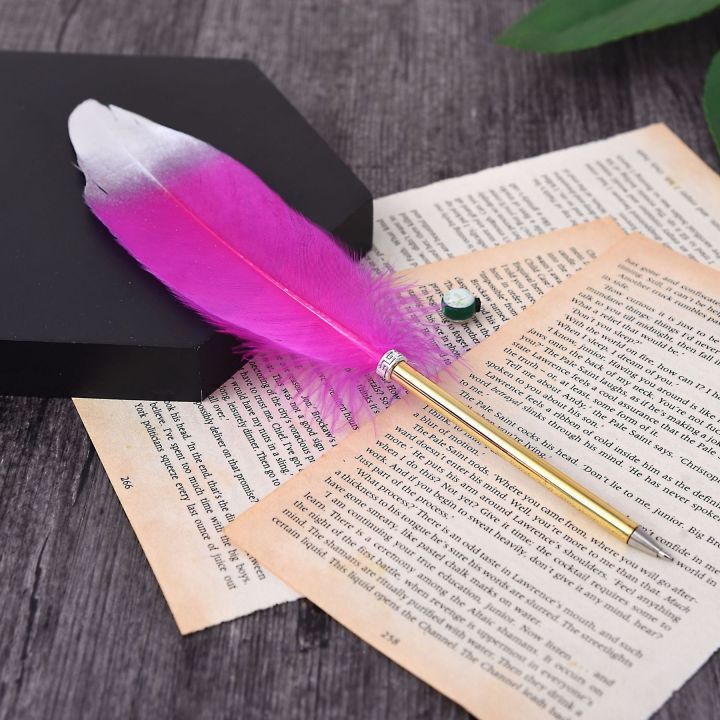 1%20Pieces%20Lytwtw's%20Stationery%20Cute%20Feather%20School%20Office%20Supplies%20Ballpoint%20Pen%20Gift%20Sweet%20Pretty%20Lovely%20Personality%20Styling%20-%20Image%204