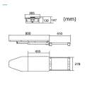 Fold Down Ironing Station Ironing Cuffs Collars Drawer Cabinet Retractable Ironing Board for Closet. 