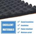 Sound Proofing Mat, Soundproofing Foam Acoustic Egg Crate Design Car Noise Treatment Cotton Car Heatproof Foam Deadener. 