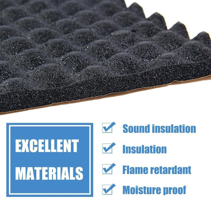 Sound%20Proofing%20Mat,%20Soundproofing%20Foam%20Acoustic%20Egg%20Crate%20Design%20Car%20Noise%20Treatment%20Cotton%20Car%20Heatproof%20Foam%20Deadener%20-%20Image%205
