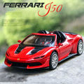Ferrari J50 Diecast Alloy Car 1:32 Supercar Vehicles Metal Car Model Car Sound Light Toys For Gift. 