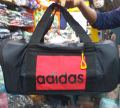 Gym Bag With Extra Chamber for shoes - Black. 