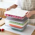 Refrigerator Food Storage Box Japanese-style Square Plastic Single-layer Sealed Large Transparent Classification Storage Boxes.