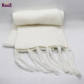 White Winter Woolen Scarf, Soft Muffler Stylish Fashion Scarf For Men And Women.