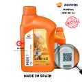 Repsol Moto 10w40 Mineral Engine Oil (API SN, JASO MA2 Certified). 