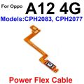 For OPPO A17 A17K A16 A16S A15 A15S A12 A7 A1K On OFF Power Volume Switch Side Key Flex Ribbon Power Volume Button Flex Cable.