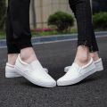 Fashion Cool Young Men Street Shoes Soft Mens Casual Shoes Brand Loafers Male Footwear Black White Shoes KA3764 BunnyGarden.