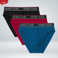Pack of 3 Pcs Mens Premium Soft Stretch Cotton Briefs From Levin. 