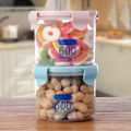 【Amnber Berry Mall】Cereal Dry Storage Container Airtight Leakproof Storage Bottle With Locking Lids Cereal Flour Sugar Snacks A30. 
