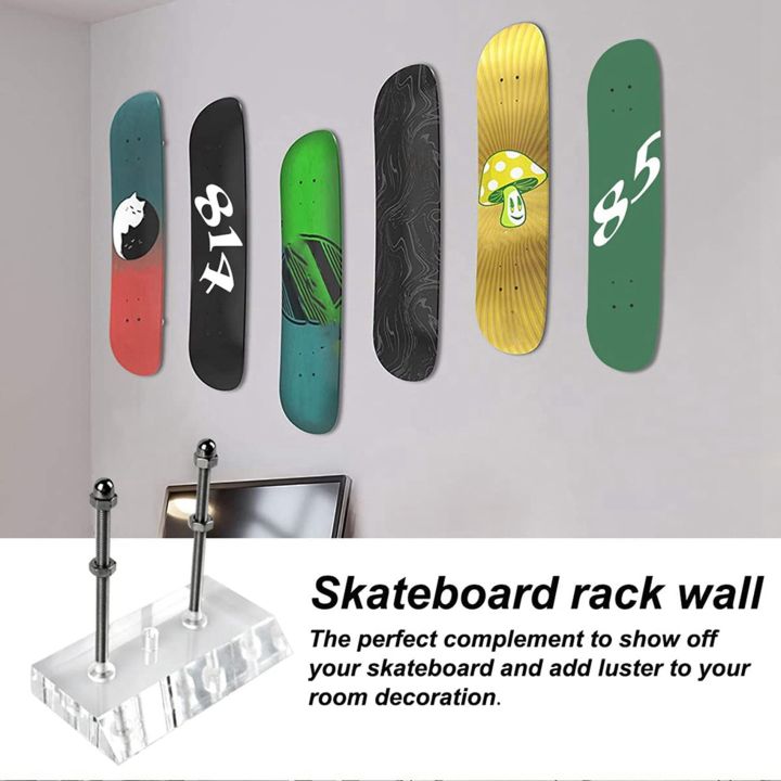 Skateboard%20Hanger%206PCS%20Wall%20Mount%20Deck%20Rack%20for%20Skateboards%20Deck%20Display%20and%20Storage%20-%20Image%207