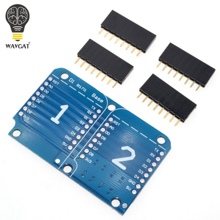 【The road to happiness Store】Dual Base for WAVGAT D1 mini WIFI Internet of Things development board based
