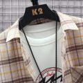 Men Harajuku Plaid Shirt Cotton Casual Korean Shirts Male Long Sleeve Casual Blouses Tops Spring Autumn Loose Checkboard Outwear.