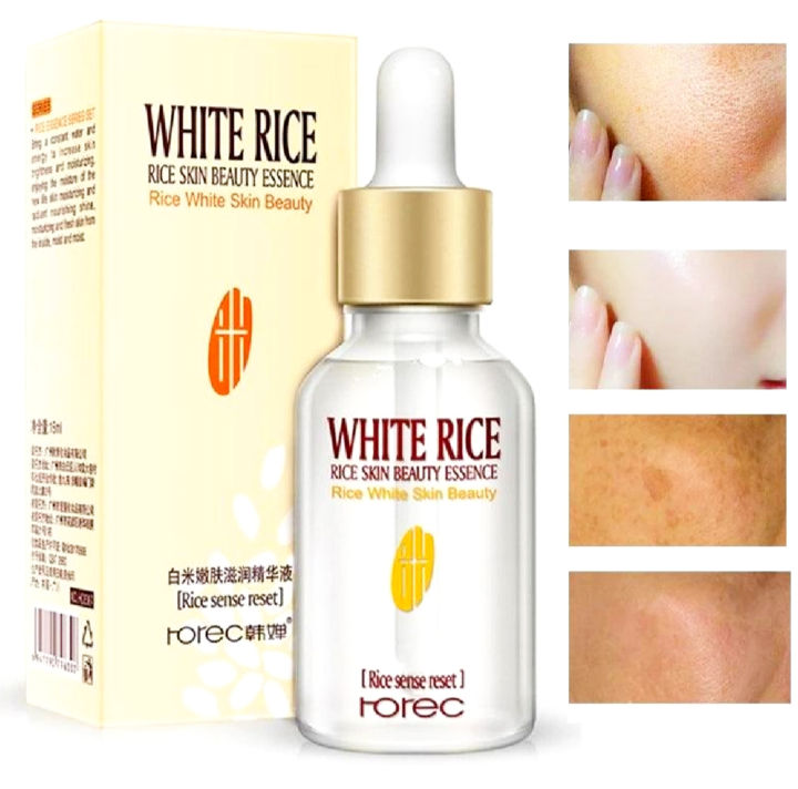 White Rice Serum(original) Vitamin C serum Best For pores, Whitening & moisturizing Hchana Serum-15ml