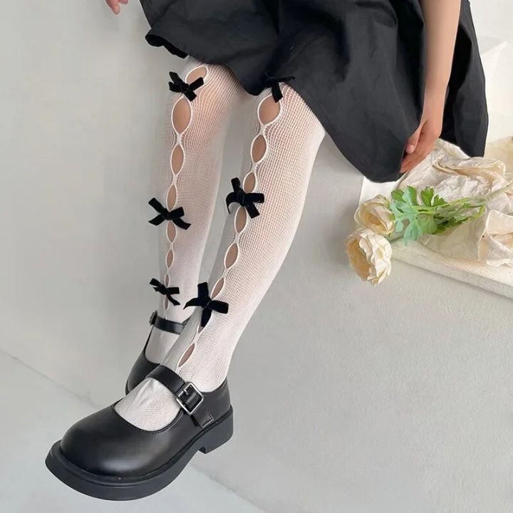 2-13T%20Children%20Young%20Girls%20Tights%20Six%20Colors%20Fashion%20Korean%20Bow%20Hollow%20Lace%20Kids%20Stocking%20Breathable%20Panty-hose%20for%20Baby%20-%20Image%202