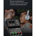 LKPCIGCXM 2X TEYUN Q-12 Sound Card Audio Mixer Sound Board Console Desk System Interface 4 Channel 48V Power Stereo Computer Card. 