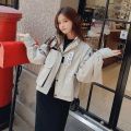 insWorkwear Short Jacket Women's Spring and Autumn Clothing2023New Korean Style Harajuku LoosebfEarly Autumn Fashionable Clothes on the Street.