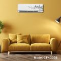 Decals Sticker Model-CTN0008 Air Conditioner Sticker Ac Sticker AC Sticker and Wall Sticker Self Adhesive Sticker (Pack of 1). 