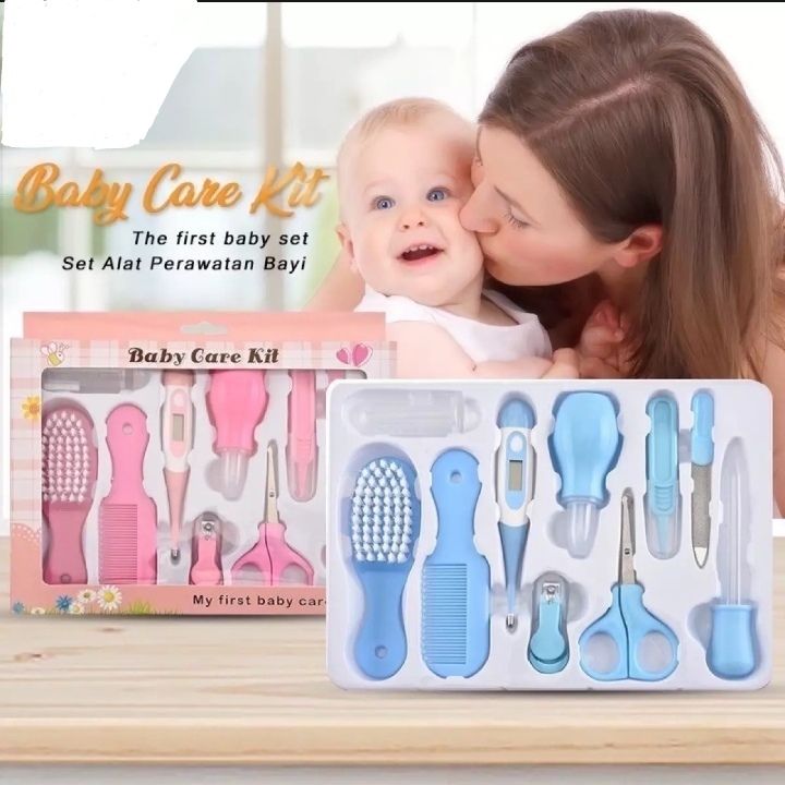 Baby%20Care%20Kit,%2010%20Pcs%20Convenient%20Healthcare%20Grooming%20Set%20Essential%20Daily%20Care%20Tool%20Nail%20Clipper%20Manicure%20Safety%20Scissors%20Nose%20Cleaner%20Hair%20Brush%20Comb%20Personal%20Care%20Kit%20for%20Toddler%20-%20Image%202