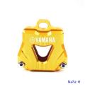 Motorcycle yamaha all version key case cover holder cnc alloy aluminium- Gold. 