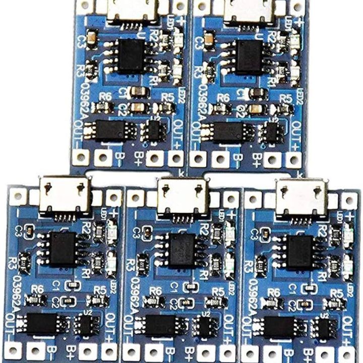 Tp4056 5Pcs Lot 18650 Lithium Battery Charging Board Module Charger ...