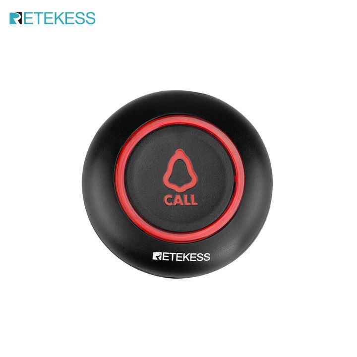 RETEKESS TD019 433.92MHz One Button Wireless Spar Hotel Restaurant Calling System Transmitter Button Call Pager