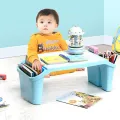 Multi Functional China Baby Reading Table Blue color. Through this table children will be able to study and play.Height: 19cmWidth: 52cmDepth: 26cm. 