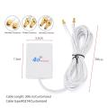 4G LTE External Antenna 698-2700MHz Indoor Panel Antenna SMA Male Connector For 3G 4G LTE WIFi Router Modem 2M3M Cable. 