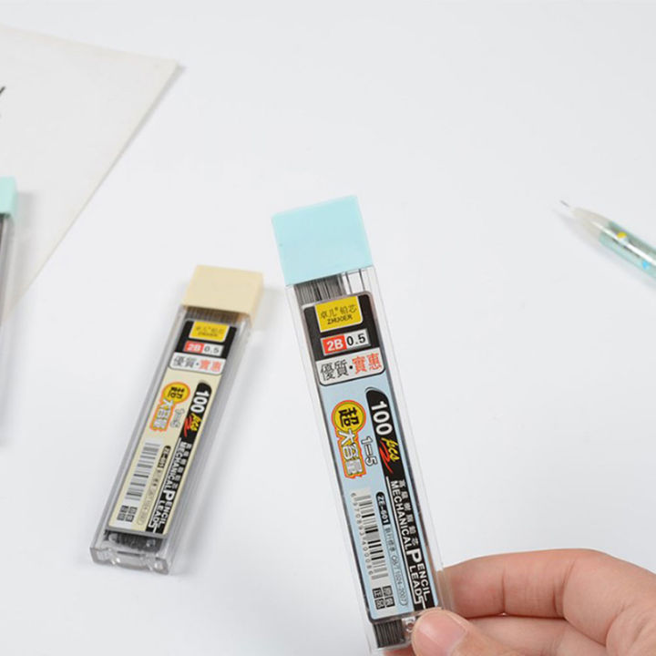 100Pcs/Box%20Graphite%20Lead%202B%20Mechanical%20Pencil%20Refill%20Automatic%20Pencil%20Lead%20New%20-%20Image%205