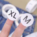 500Pcs/Roll Clothing Size Label Sticker Round Self-Adhesive Tag Sticker For Clothing Shirt Skirt Garment Labels DIY Sewing Supplies. 