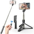 L03 Aluminum Alloy Foldable Bluetooth Tripod Selfie Stick. 