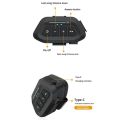 Lx2 Bluetooth5.0 Helmet Headset Wireless Hands-Free Call Motorcycle Helmet Waterproof Headset A.
