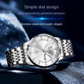 DGSenpi Watch Automatic Non-Mechanical Watch Diamond Waterproof Double Calendar Business Men.