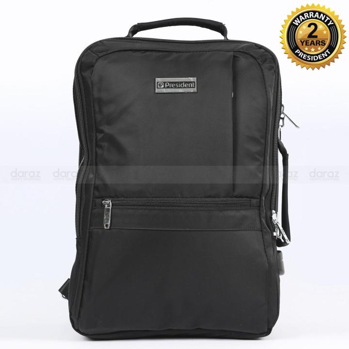 President Waterproof Laptop Backpack / School Bag / Shoulder Bag Size 17" Inch /With 2 Years Warranty