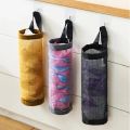 Trash Hanging Storage Plastic Bags Dispenser Garbage Wall Mounred Grocery Holder. 