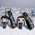 New Wednesday Keychains Morticia Gomez Addams Family Figure Doll Pendant Bag ar Keyring Unisex Women Men Party Christmas Gifts.