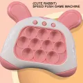 Plastic Game Console Interactive Whack-a-mole Game Console with 4 Fun Modes Perfect for Multiplayer Fun Durable Plastic Design with Silicone Buttons. 