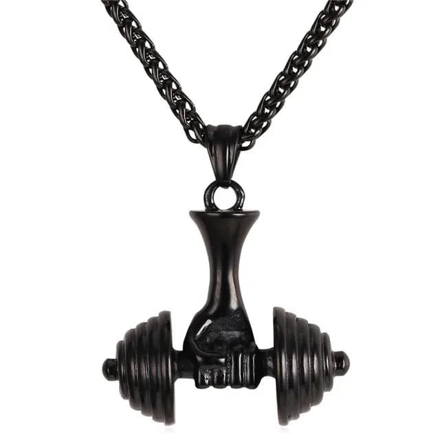 New%20Fashionable%20Dumbbell%20pendant%20men%20Gym%20Bodybuilding%20Weight%20Lifting%20Jewelry%20Charm%20Fitness%20For%20Men's%20Necklace%20-%20Image%203
